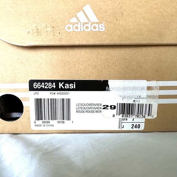 Stella McCartney Designer Red Addidas Runners Size 7 us - Picture 2 of 11